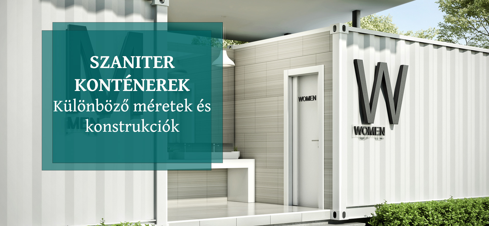 szaniter konténerek